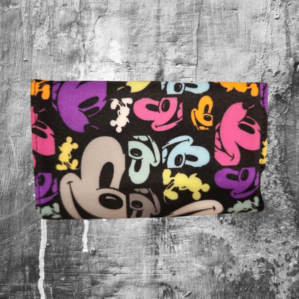 Disney Parks Mickey Mouse Snap Tri Fold Wallet‎